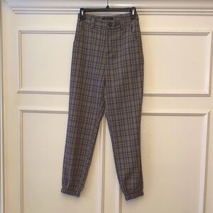 Urban Outfitters Gray Trousers with Slim Fit and Jogger Style